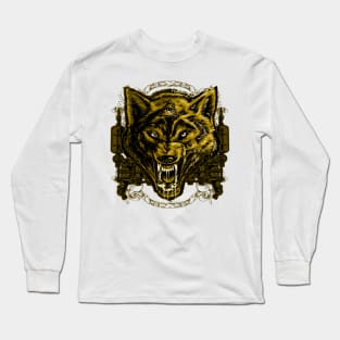 Wolf head eye of the Illuminatis Long Sleeve T-Shirt